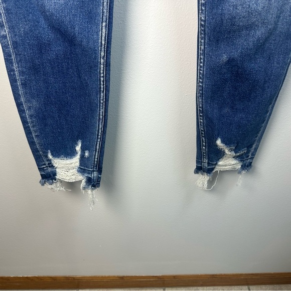 Vervet Stylish Blue Distressed Skinny Jeans size 29 - Picture 5 of 6